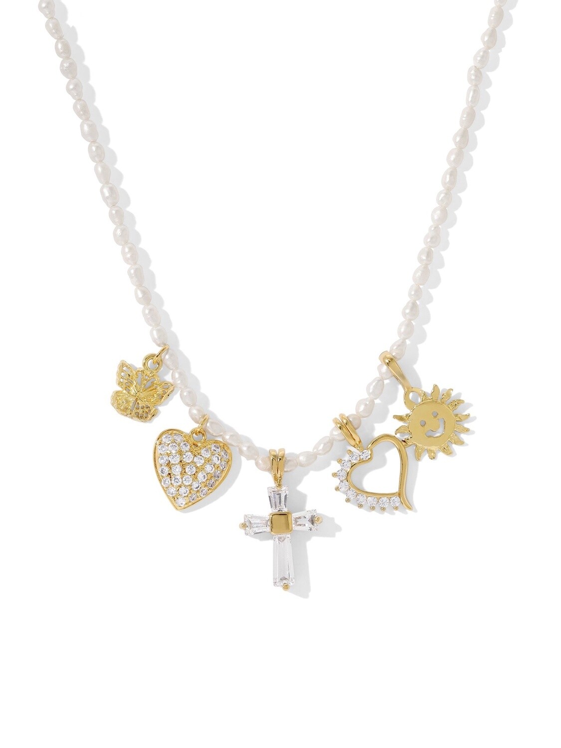 Fairy Charm Necklace-pearl