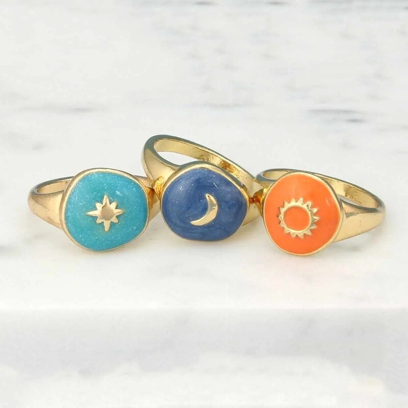 Celestial Gold Ring