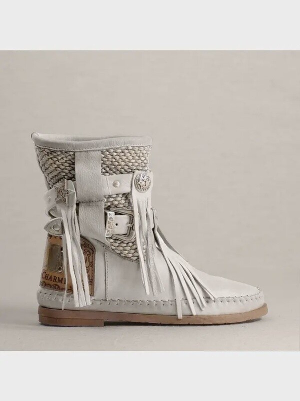 Old 1977 Boots- White Stone