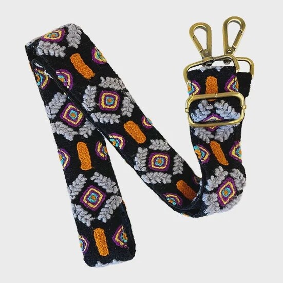 Adjustable Nested Black Bag Strap