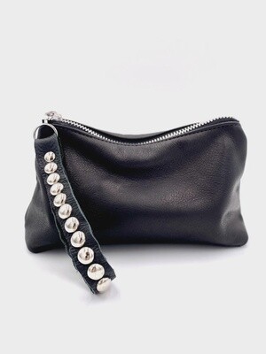Pammy Mini Handbag- Black Leather