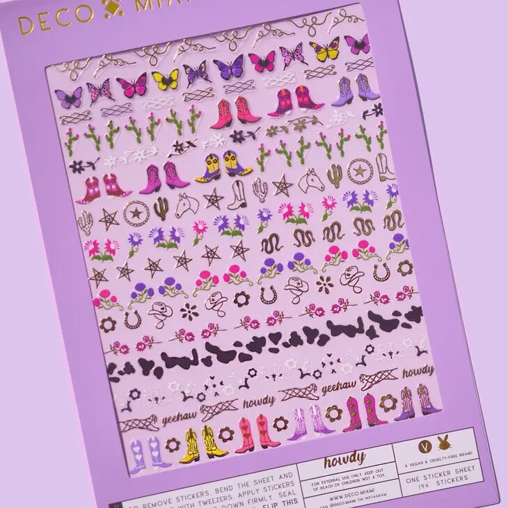 Nail Art Stickers- Howdy