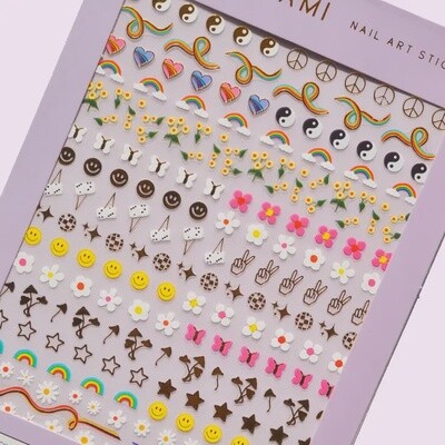 Nail Art Stickers- Stay Groovy