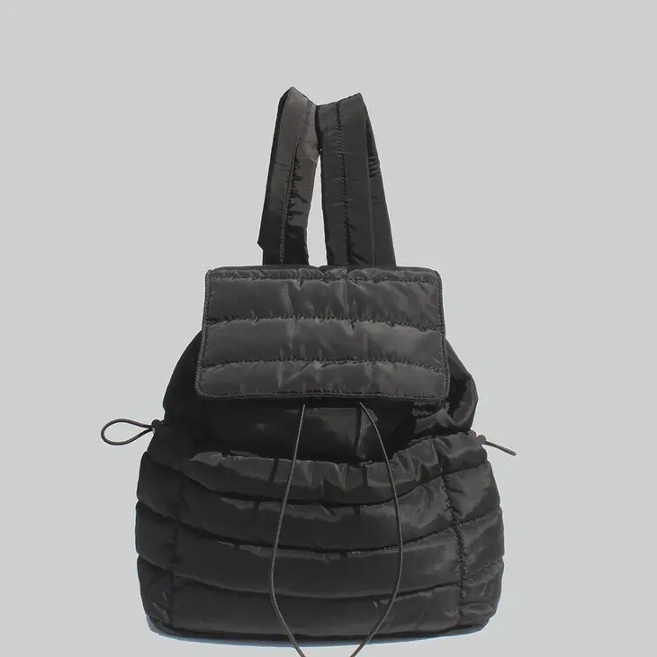 Quilted Nylon Backpack