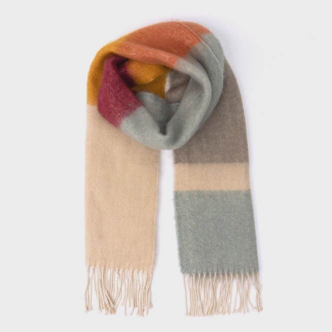 Brits Knits Barcelona Blanket Scarf, Colour: Ivory