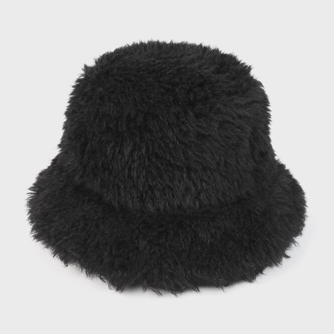 Faux Fur Bucket Hat- One Size