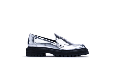 D’Amelio Prescia Loafers- Silver