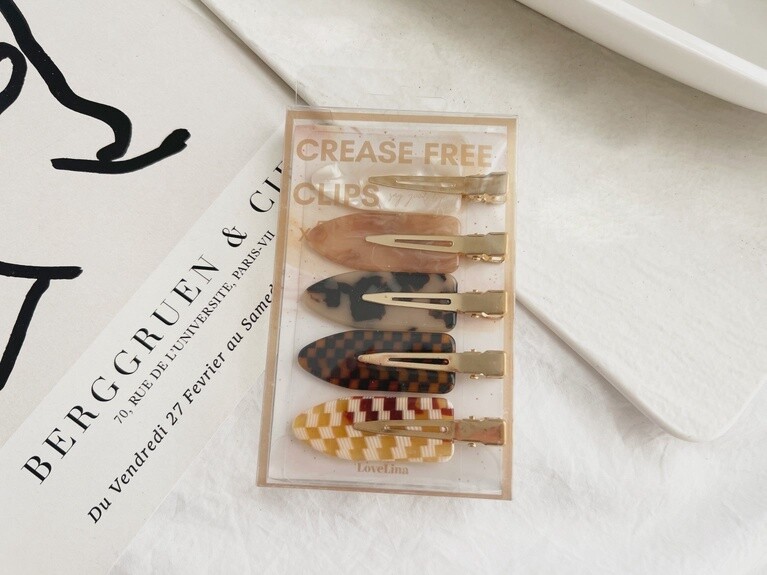 Crease Free 5 Clips Set Box