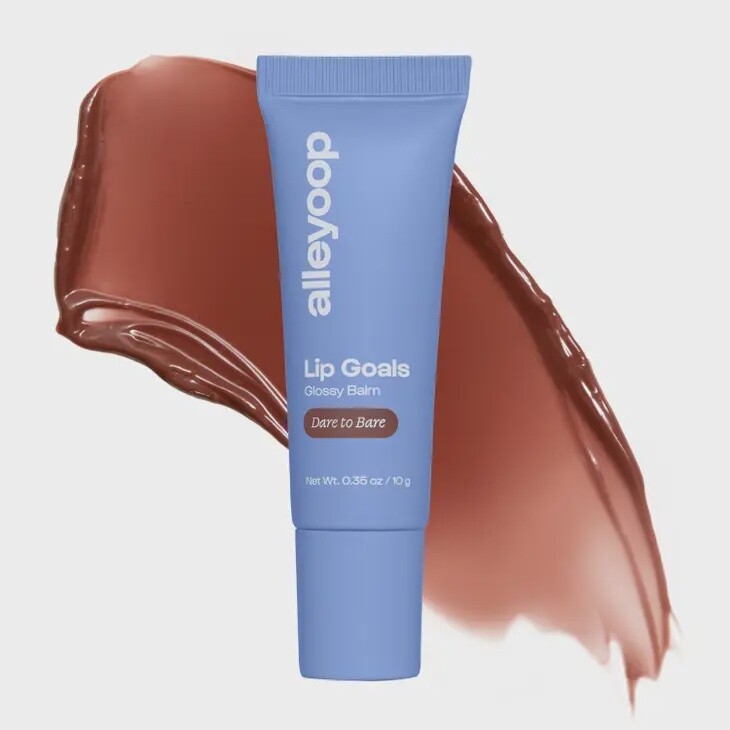 Lip Goals Glossy Lip Balm, Colour: Dare to Bare (Sheer Rosy Brown)