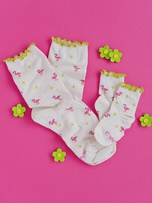 Let's Flamingo Socks: Adult