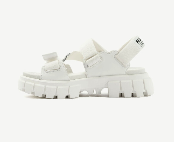Revolt Sandals Mono, Color: Star White, Size: 6