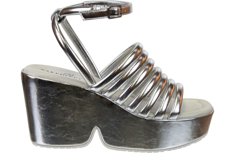 Antipode Silver Heeled Sandals
