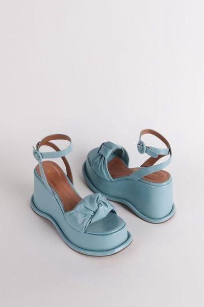 Stems Wedge Sandals- Frost
