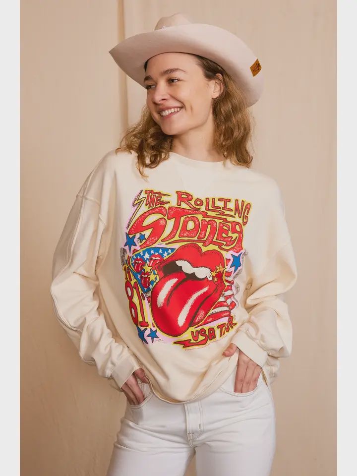 The Rolling Stones USA Tour Pullover Sweatshirt