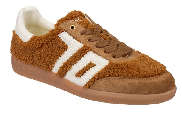 Back 70: Teddy in Tobacco White Sneakers