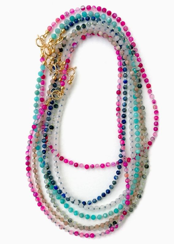 Beaded Gemstone Necklace