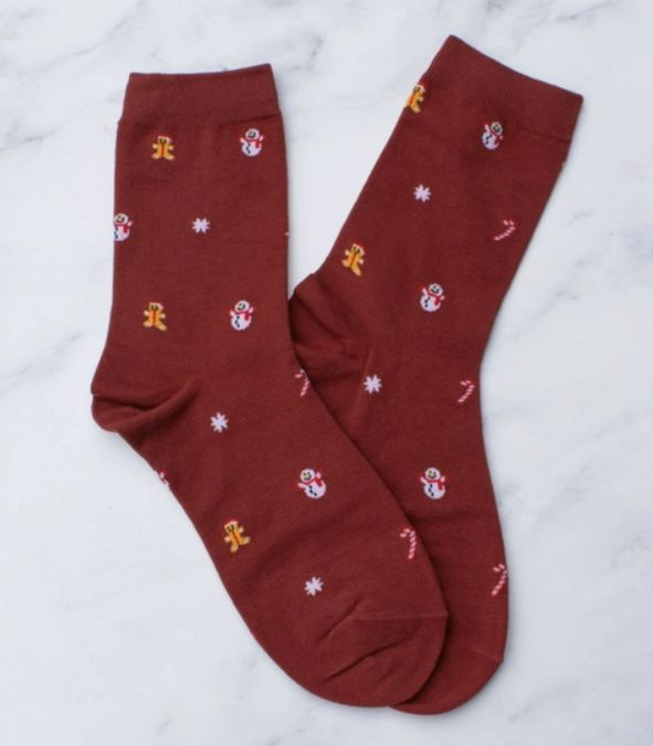 Holiday Ginger Cookies Casual Socks