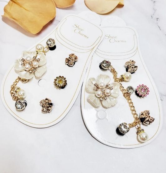 Elegant Shoe Charm Decoration Set