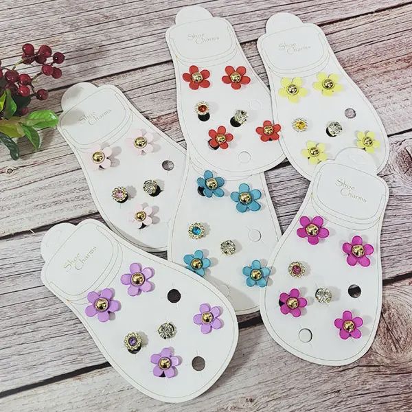 Colorful Shoe Charm Decoration Set