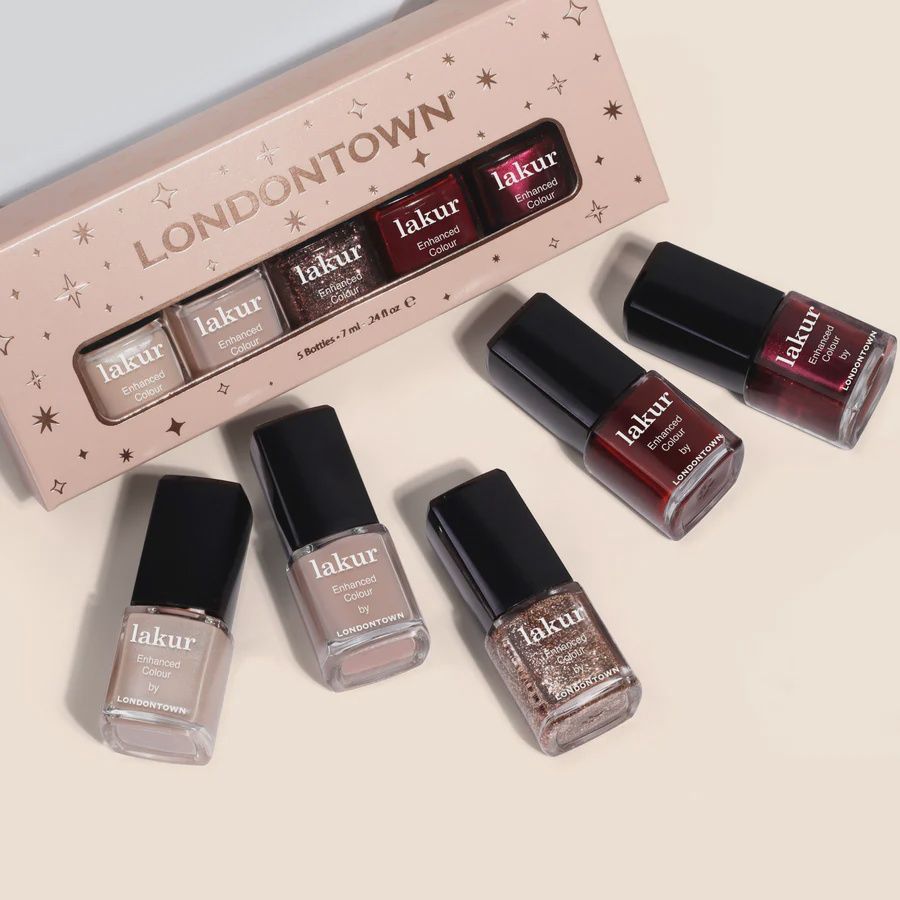 Winter Whimsy 5pc Lakur Mini Nail Polish Set