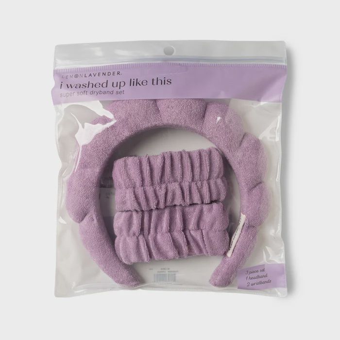 I washed Up Like This Headband Set, Color: Purple