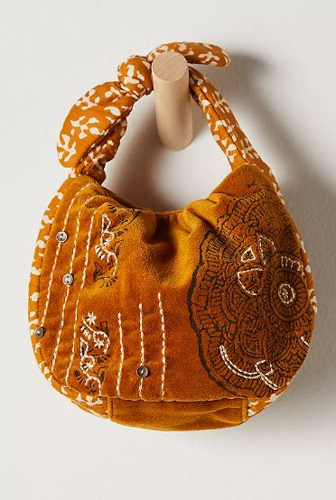 Free People Aria Mini Velvet Bag