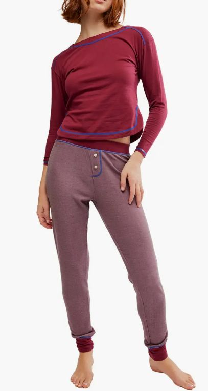Free People Chill Evening PJ Set