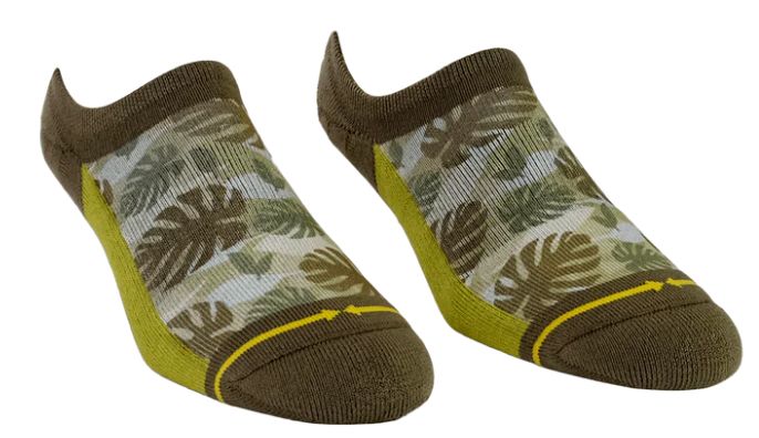 Maia Negre Camo No Show Socks