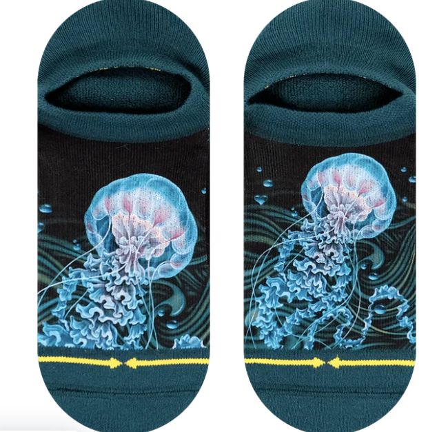 Umijoo Sea Jellies No Show Socks