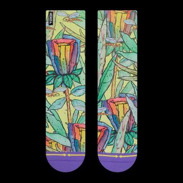 Otis Rainbow Flower Classic Crew Socks
