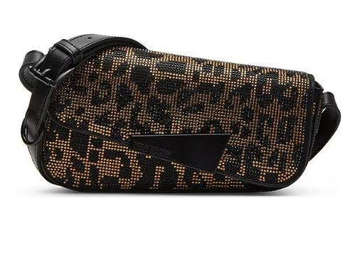 Steve Madden Carrie Asymmetrical Shoulder Bag- Leopard