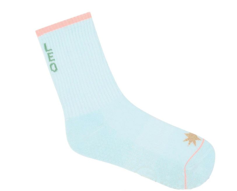 Crew Grip Socks Sky Blue Leo, Size: S