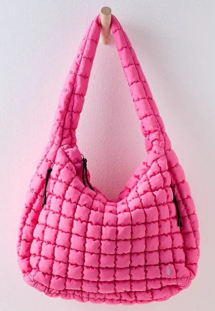 Free People Movement Quilted Carryall Bag, Color: Bubblegum