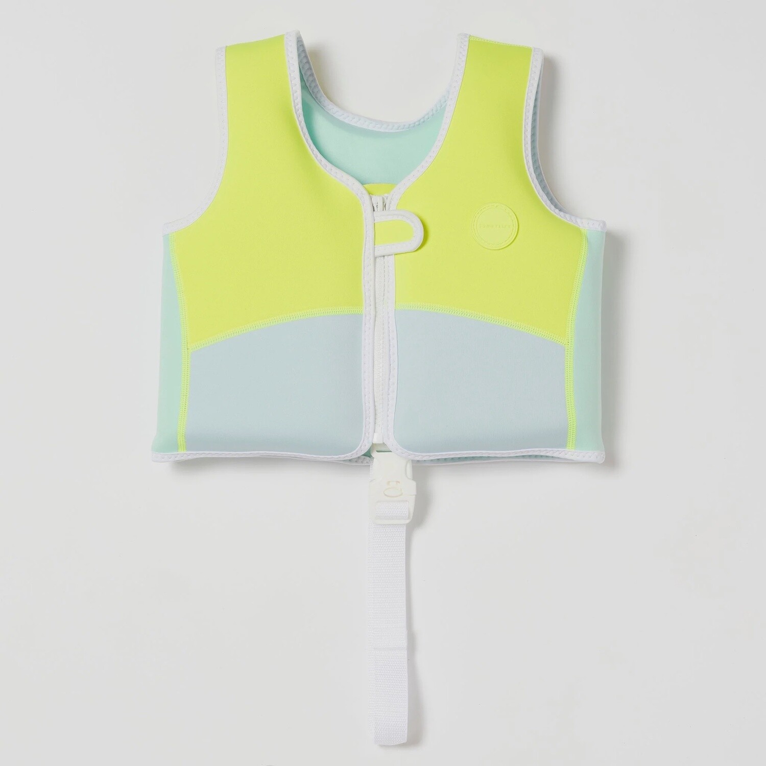Swim Vest - Shark Neon Yellow, Size: 1-2