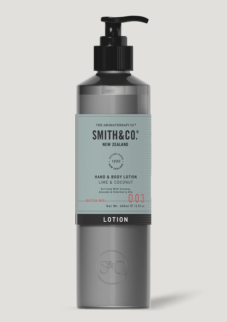 Smith &amp; Co Hand &amp; Body Lotion - Lime &amp; Coconut (400ml)