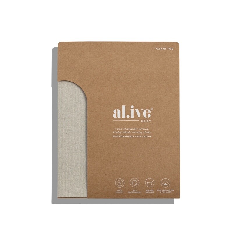 Biodegradable Dish Cloth - Pack Of 2