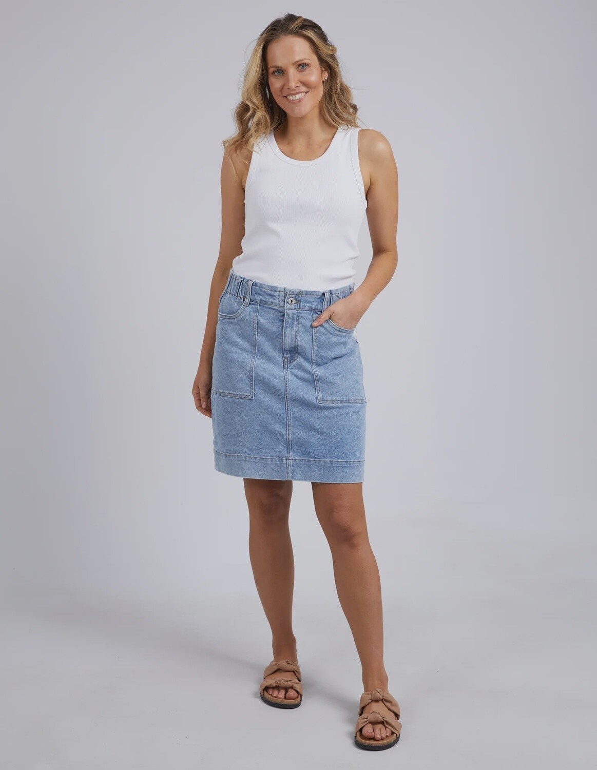 Denim Skirt Atlas, Size: 8
