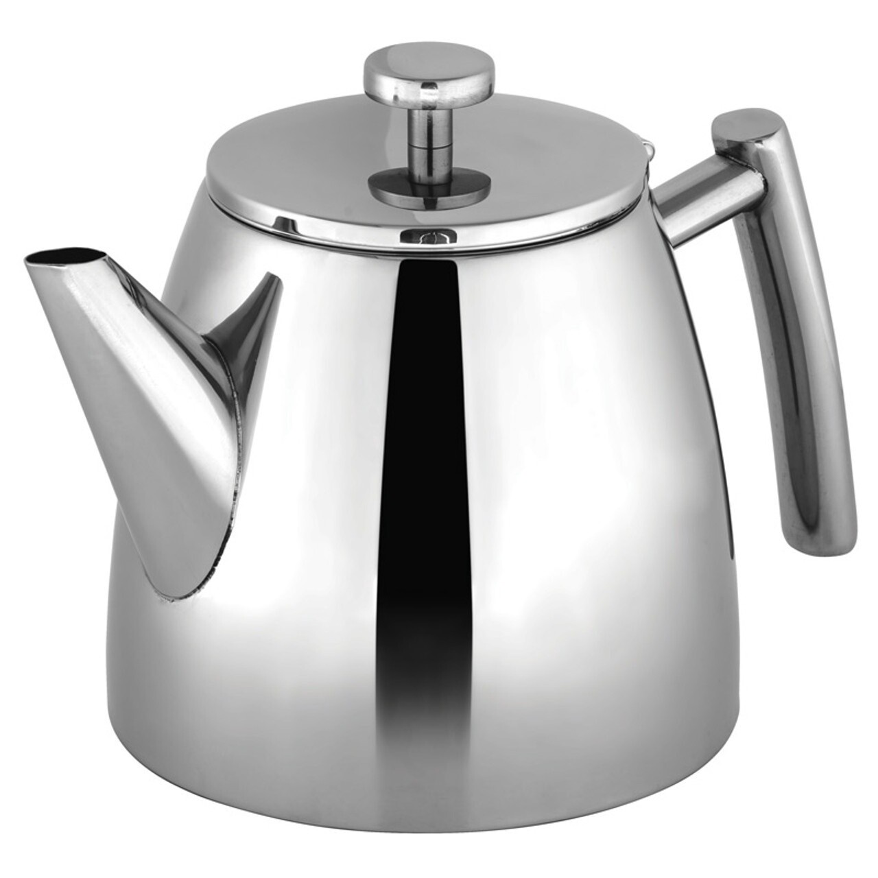 Modena Double Wall Teapot - 1.2Litre - Stainless Steel
