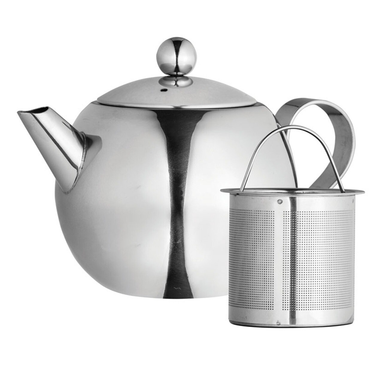 Nouveau Teapot w/ Infuser - 500ml - Stainless Steel