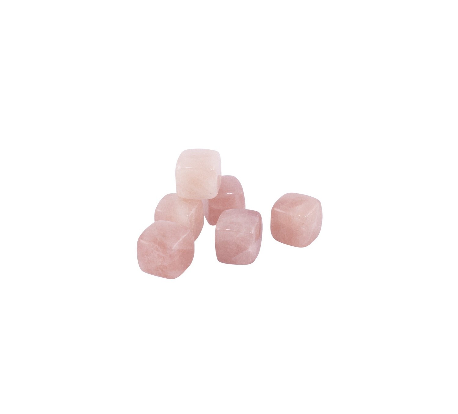 Rose Quartz Gin &amp; Wine Stones s/6