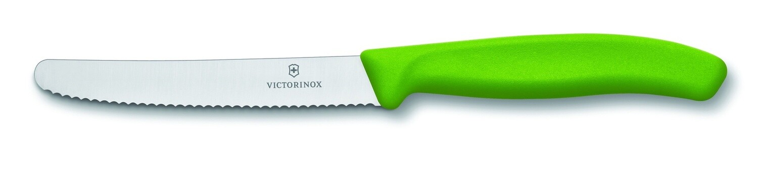 Steak &amp; Tomato Knife Round Tip - Green