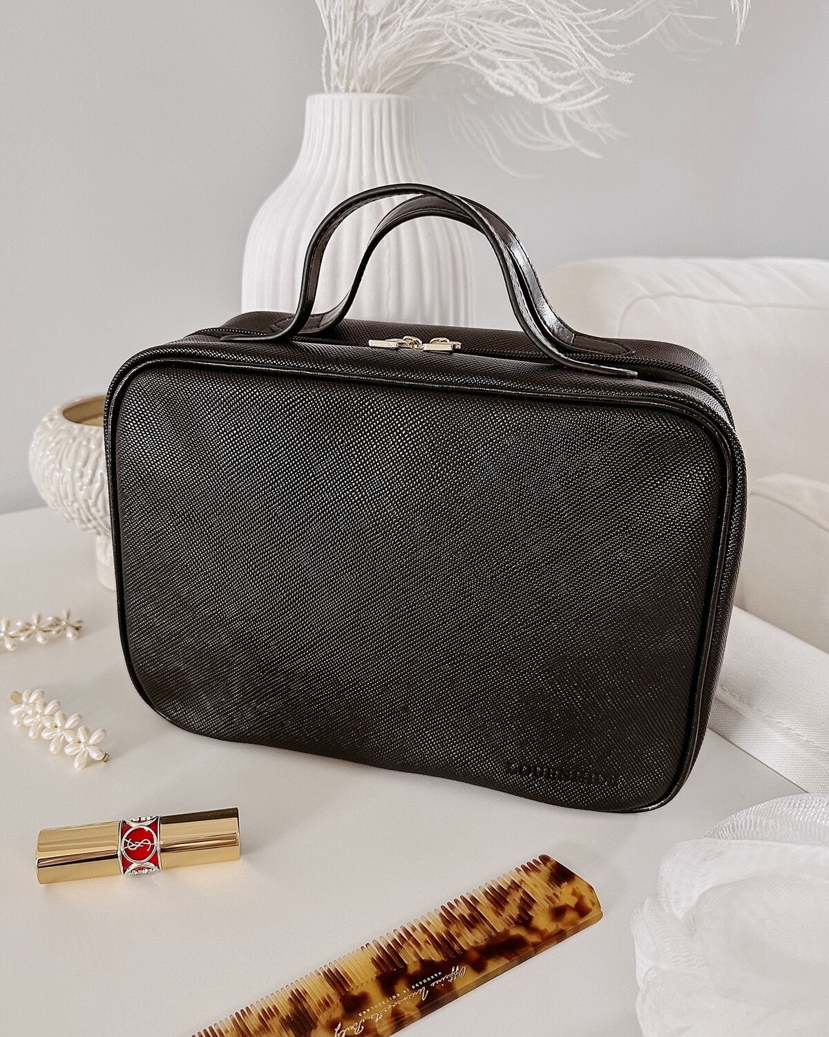 Emma Cosmetic Case, Coloiur: Black