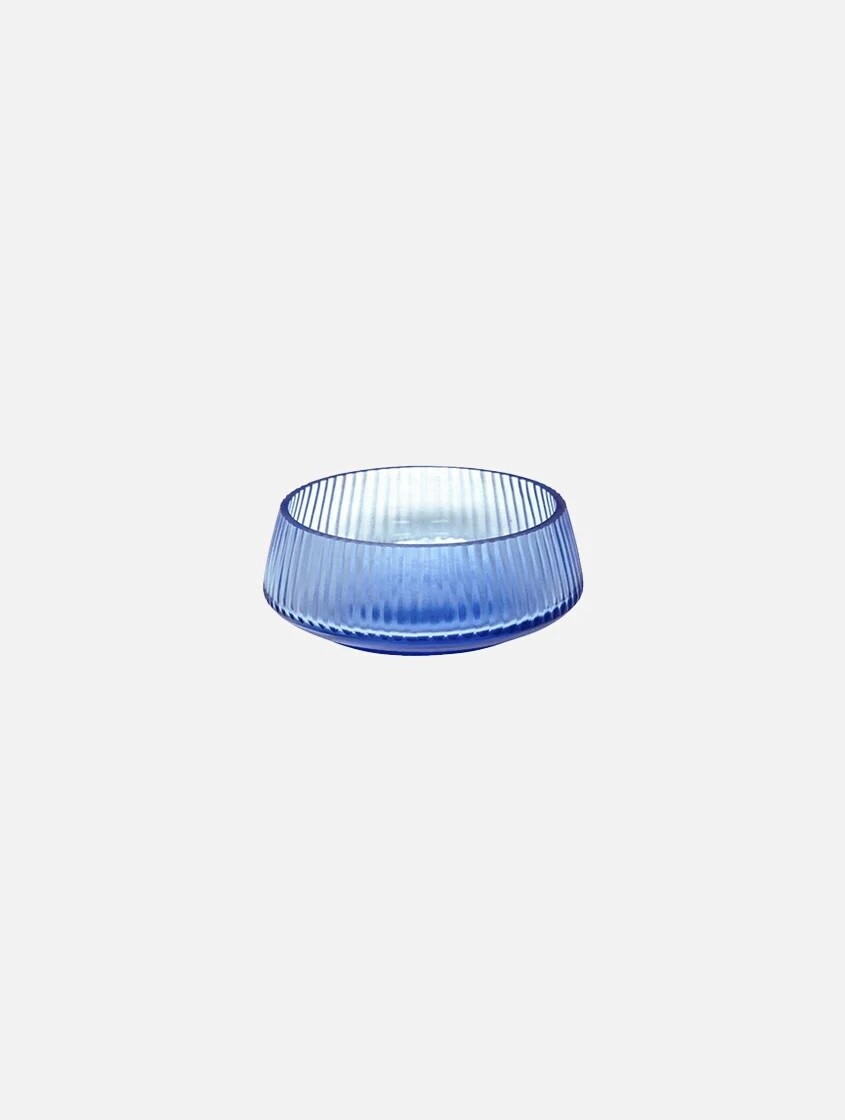 Cuts Glass Iguassu Bowl - Mini, Colour: Bluebell