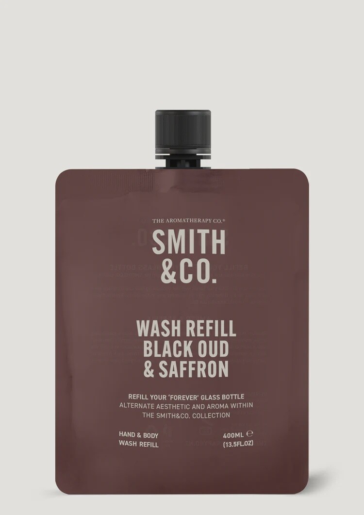 Smith &amp; Co Wash Refill - Black Oud &amp; Saffron