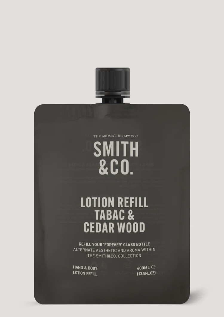 Smith &amp; Co Lotion Refill - Tabac &amp; Cedarwood