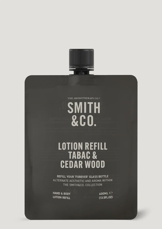 Smith &amp; Co Lotion Refill - Tabac &amp; Cedarwood