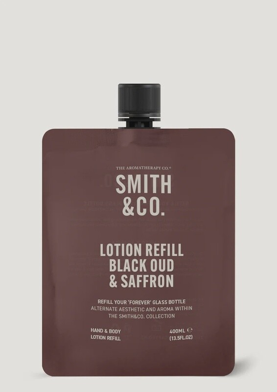 Smith &amp; Co Lotion Refill - Black Oud &amp; Saffron