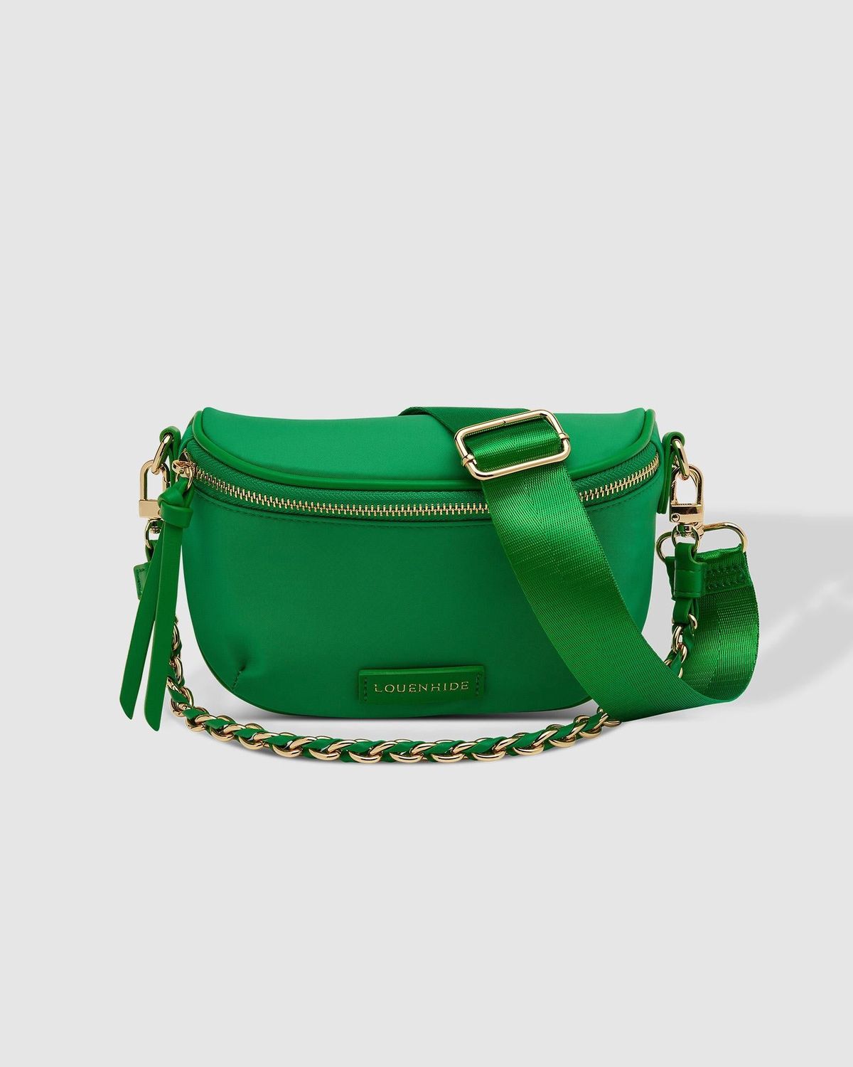 Halsey Nylon Sling Bag, Colour: Apple green