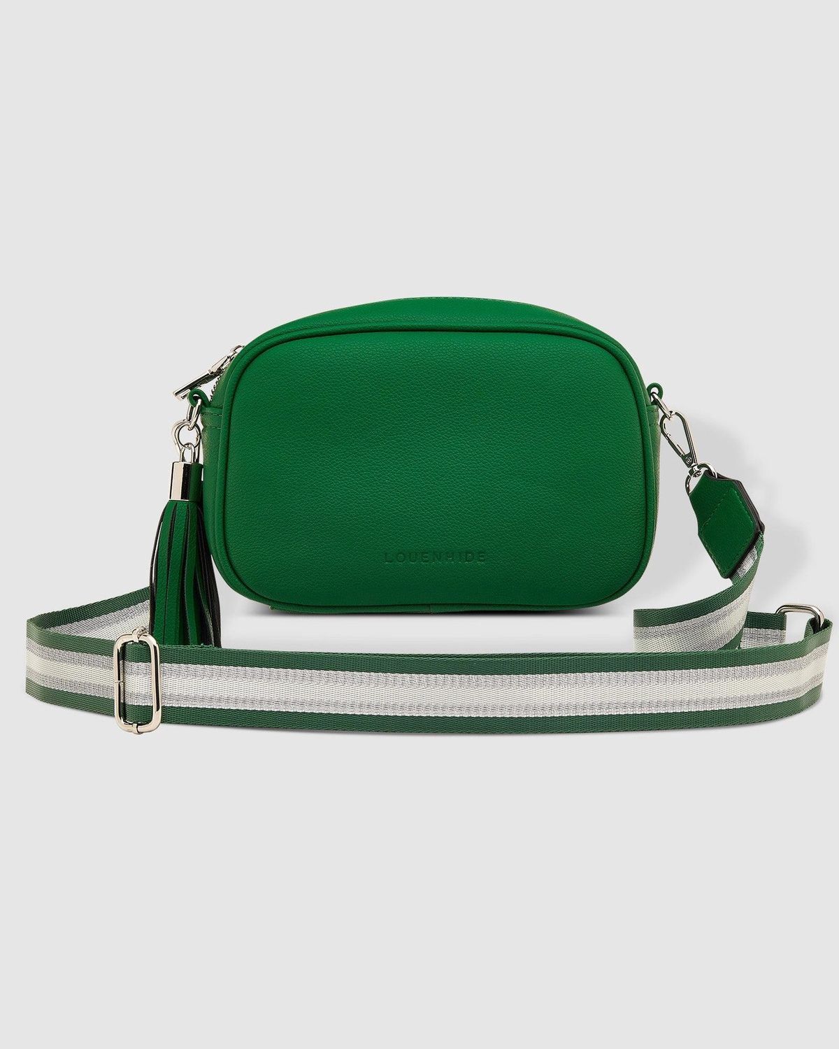 Jacinta Metallic Cross Body, Colour: Green