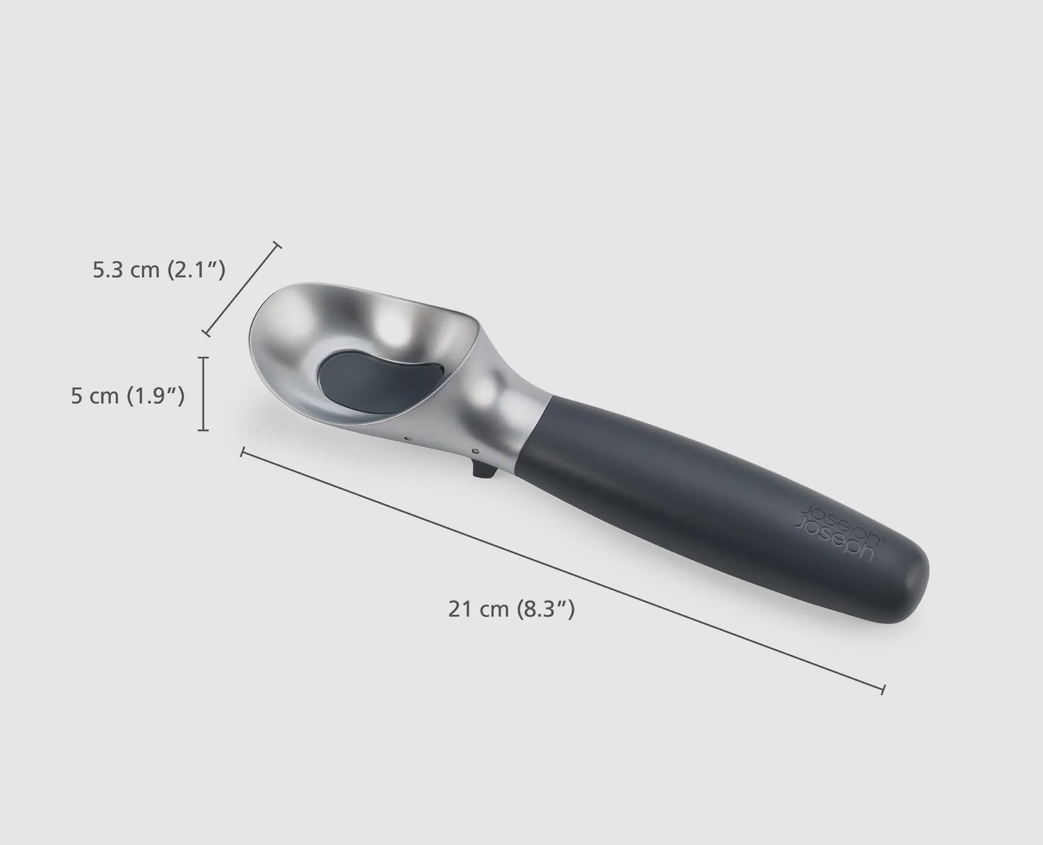 Elevate Ice Cream Scoop Grey